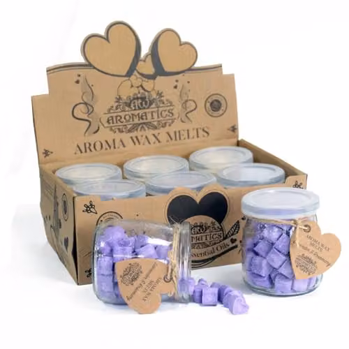 Ancient Wisdom Lavender and Rosemary Aroma Wax Melts in Purple