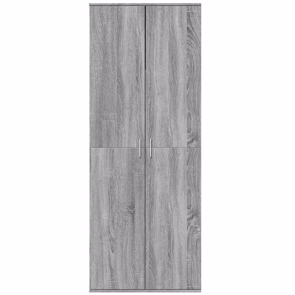 Berkfield Home Grey Sonoma Modern Highboard with Hinged Doors and Internal Shelves, W/D/H: 70 x 35 x 180 cm – 2