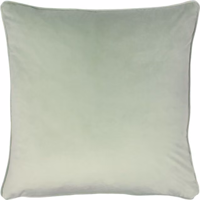 Terrys Plain Green Velvet Square Cushion W/D/H: 55 x 55 x 55 cm