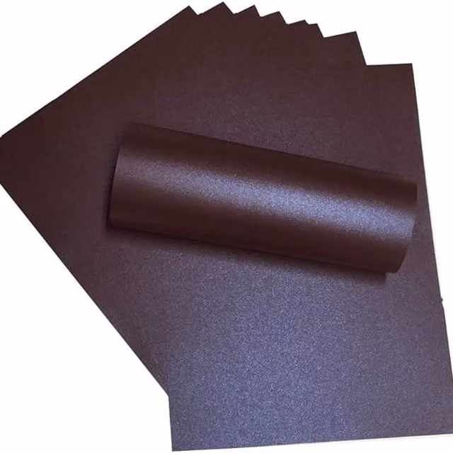 Syntego Pack of 10 Purple Satin Construction Paper, A4