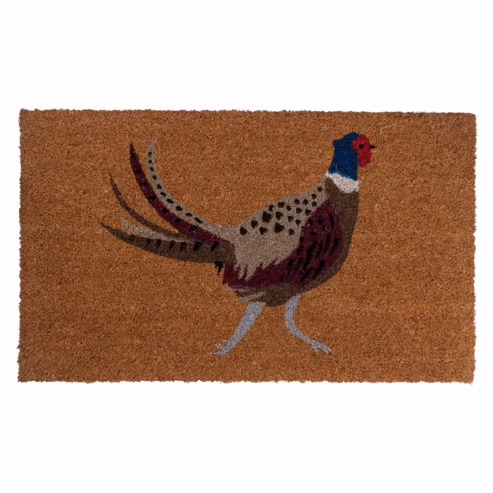 Madison & Mayfair Brown Coir Pheasant Doormat, W: 44 cm, D: 75 cm – 2