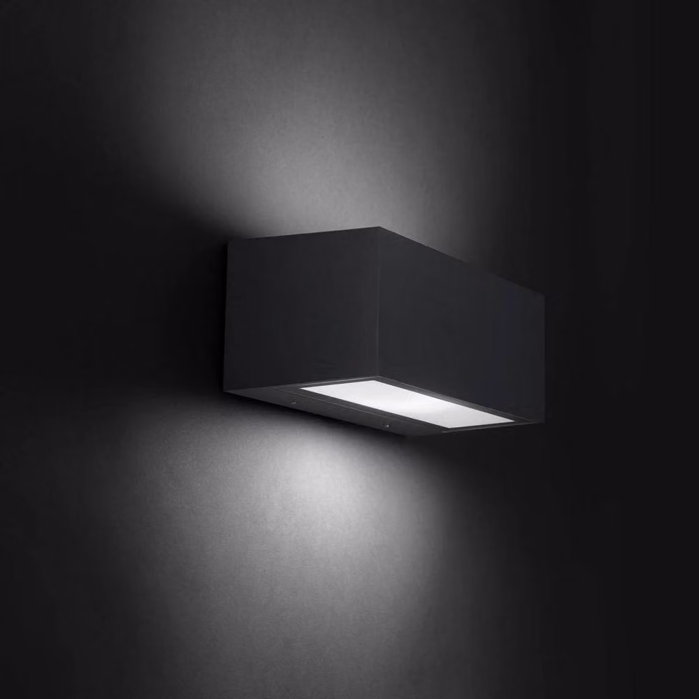 Netlighting Nemesis Grey Aluminium Up and Down Outdoor Wall Light IP54 E27 – 2