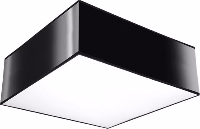 Sollux Lighting Horus modern ceiling lamp in white and black