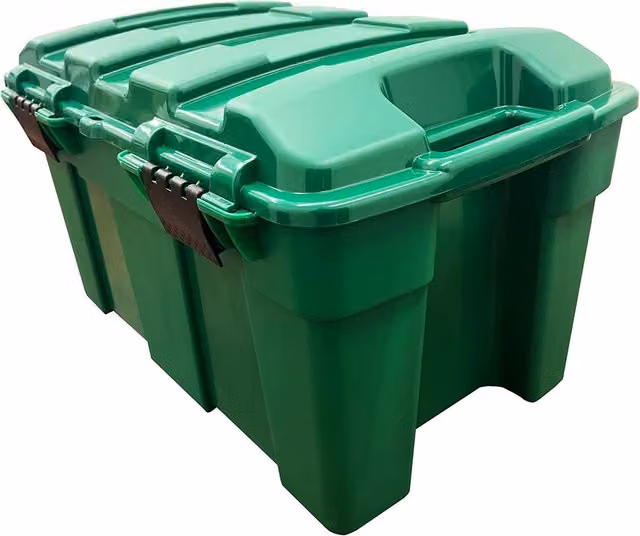 Storm Trading Group Green Plastic Garden Storage Chest Trunk