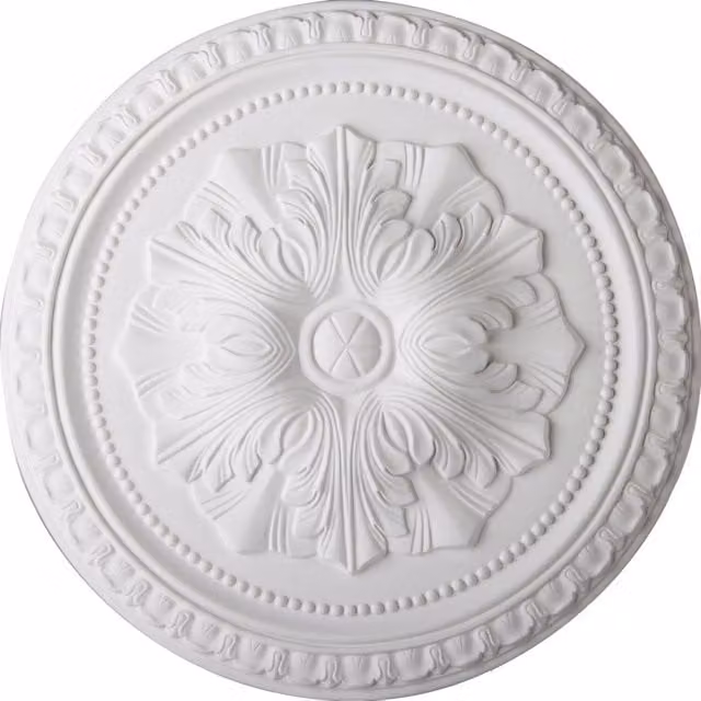 NMC Flavia Lightweight Modern Ceiling Rose Canopy in White