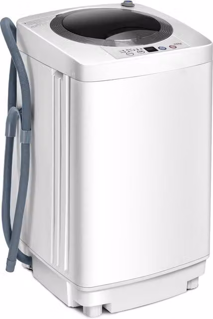 Costway 2 in 1 Freestanding Top Loader Automatic Washing Machine, White