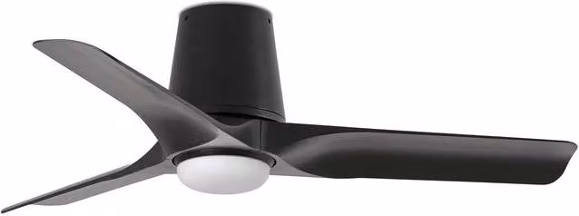 Faro Hey Tube Small 3 Blade Ceiling Fan in Matt Black with Integrated Light – 5