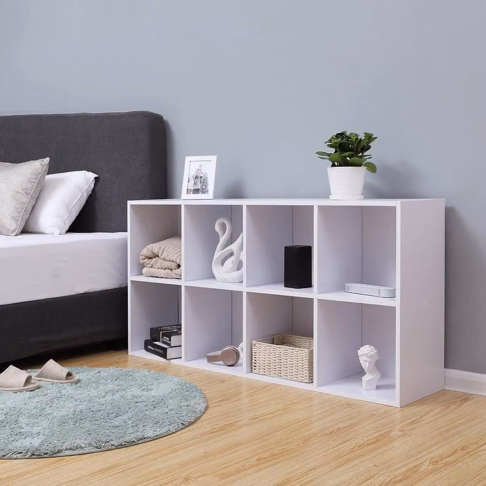 VASAGLE 8 Cube Storage Rack in White – 2