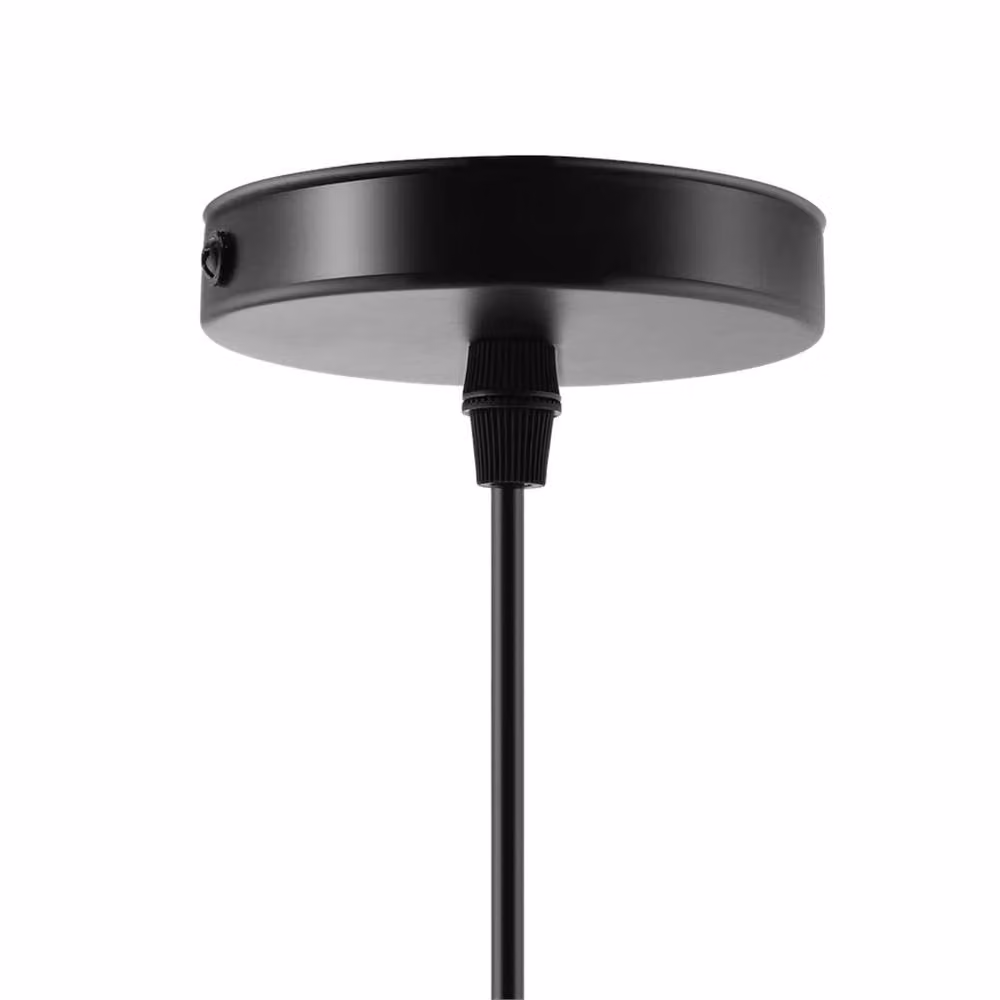 Havendro Vintage Industrial LED Dome Pendant Ceiling Light in Black – 4