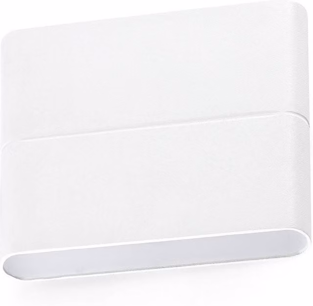 Netlighting Aday LED Small White Up and Down Outdoor Wall Light IP54