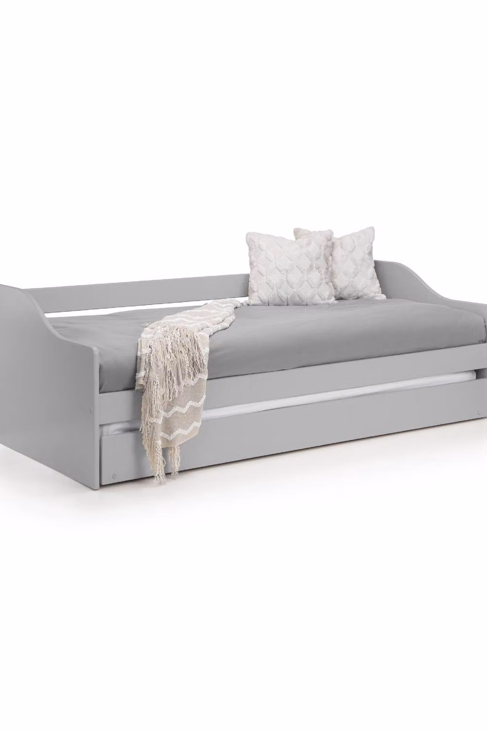 Julian Bowen Elba Solid Wood Daybed in Grey, W/D/H: 90 x 190 cm – 2