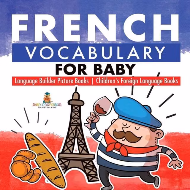Baby Professor French Vocabulary for Baby Language Builder Multicolour Picture Books