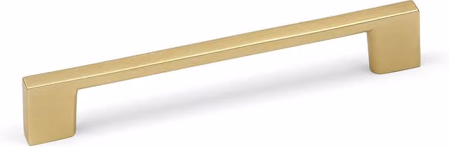 Handle & Home Brushed Gold Brass Slim Bar Cabinet Handles