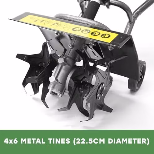 The Handy 43cc Petrol Garden Tiller, Cultivator and Rotovator in Orange – 2