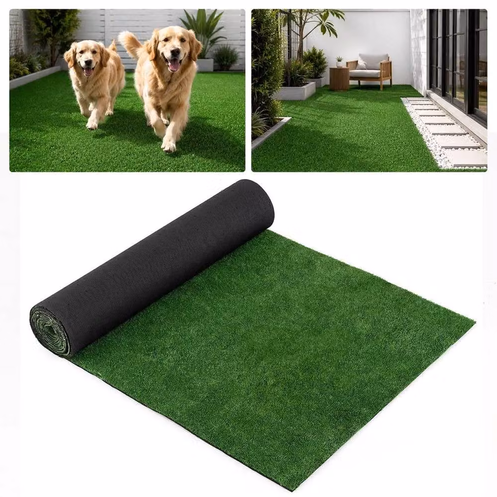 Kelvenix Green UV-Resistant Artificial Turf Rug made of Polypropylene – 3