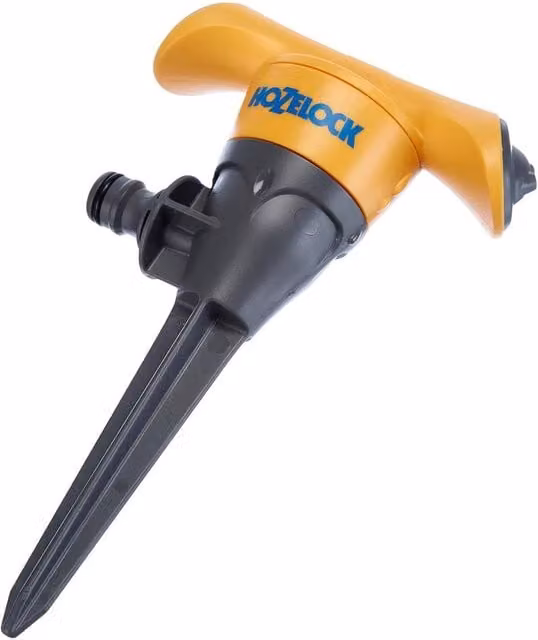 Hozelock Vortex Round Twin Sprinkler in Yellow
