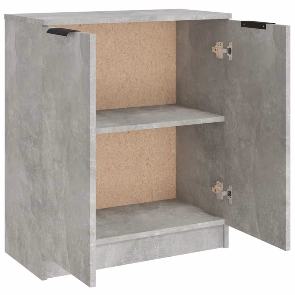 Berkfield Home Modern Sideboard in Concrete Grey, W/D/H: 60 x 30 x 70 cm – 2