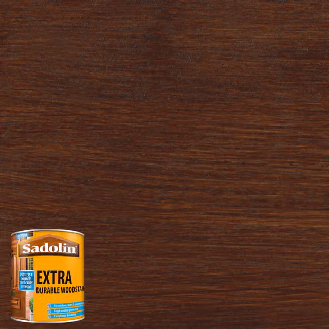 Sadolin Extra Durable Water Repellent Woodstain in Walnut Brown, 0.5 l