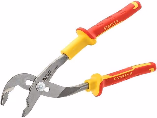 Stanley Fatmax Maxsteel VDE Water Pump Pliers, Multicolour, 255mm