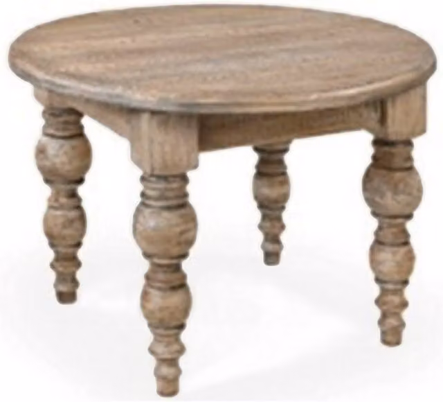 Lemon Pavilion Furniture and Decor The Rutland Collection Round Coffee Table, Brown, W: 90 cm, D: 90 cm, H: 40 cm