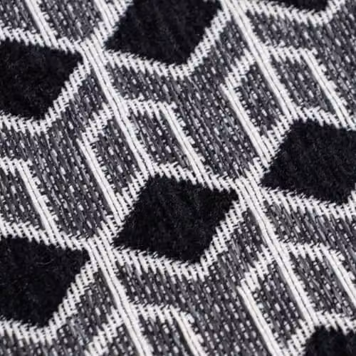 JVL Allure Machine Washable Non-Slip Entrance Runner Doormat, Black/Grey, W: 50 cm, L: 150 cm – 3