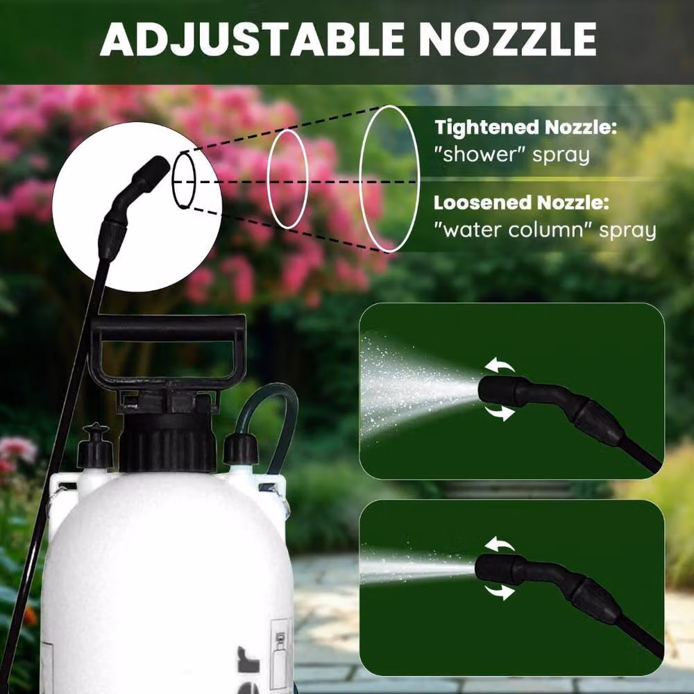 MANTRARAJ 8L Manual Garden Pressure Sprayer Knapsack in White – 6