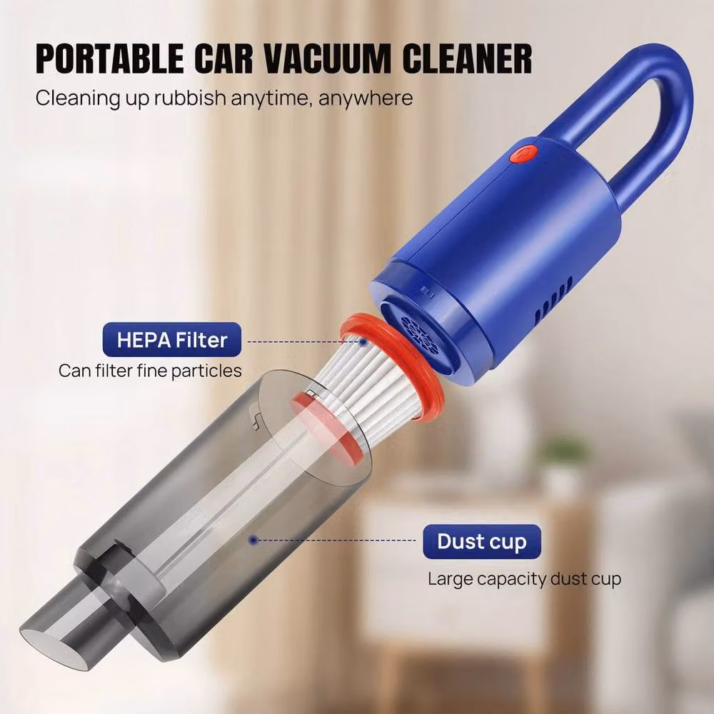 EONLION Cordless Handheld Rechargeable Vacuum Cleaner in Blue – 4
