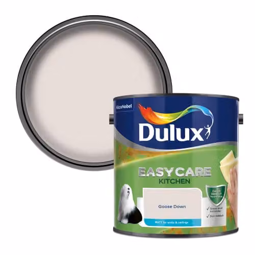 Dulux Easycare Kitchen Matt Emulsion Paint in Goose Down, 2.5L – 1