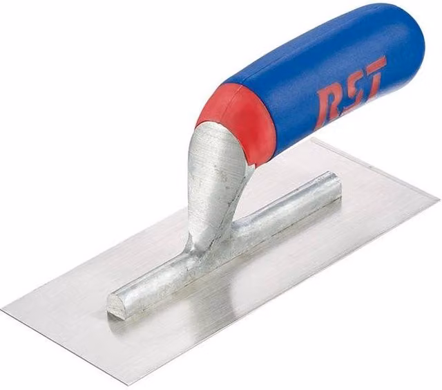 R.S.T. Midget Trowel with Soft Touch Handle in Blue