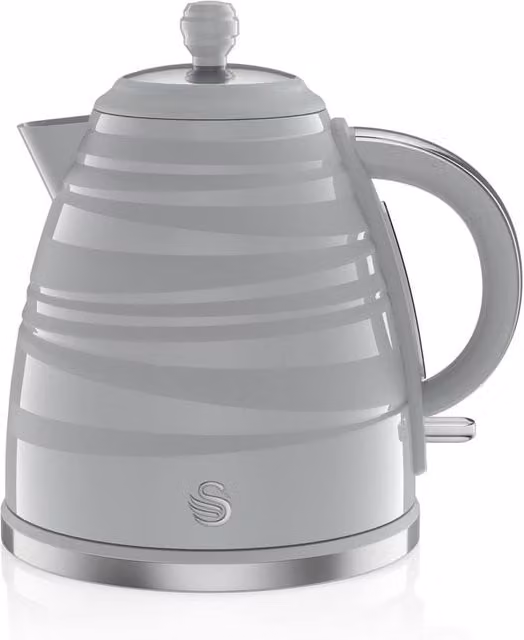 Swan Symphony 1.7 l Jug Kettle in Grey with Limescale Filter and Auto Shut-off