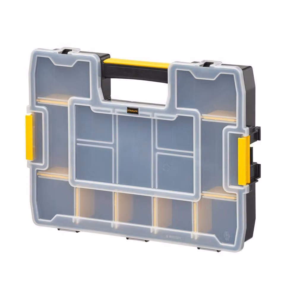 Stanley Sortmaster Tool Organiser in Black and Transparent Plastic – 2