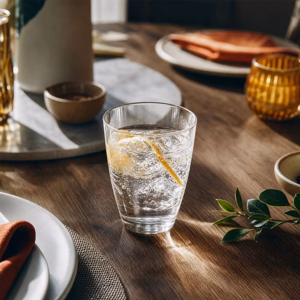 Argon Tableware Glass Tumblers, 250ml, Pack of 12, Transparent – 2