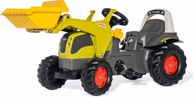 Rolly Toys Kid Claas Elios Pedal Tractor in Yellow and Green