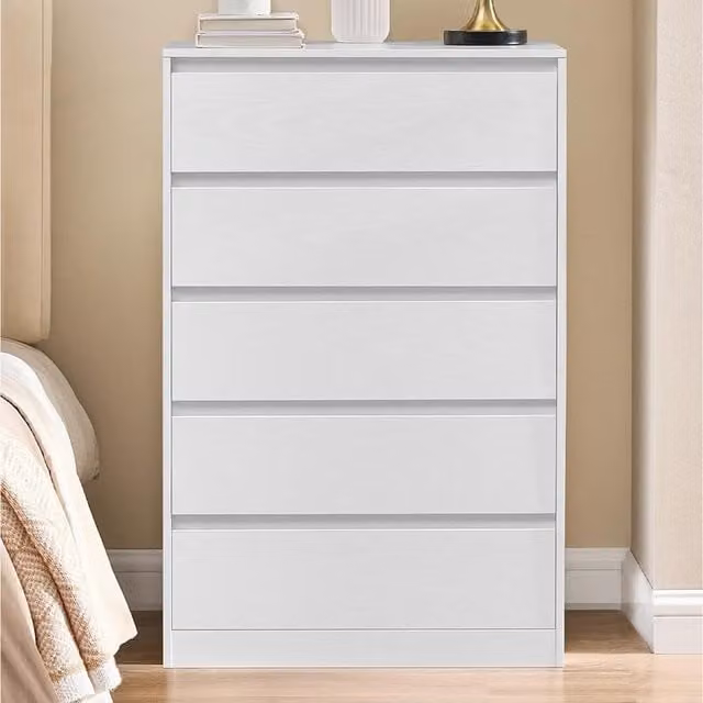 VASAGLE KAILYN Collection Modern Chest of Drawers for your Bedroom in Snow White