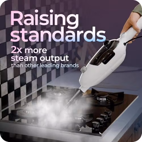 Avalla T-9 2-in-1 Steam Mop and Portable Handheld Steam Cleaner in White – 4