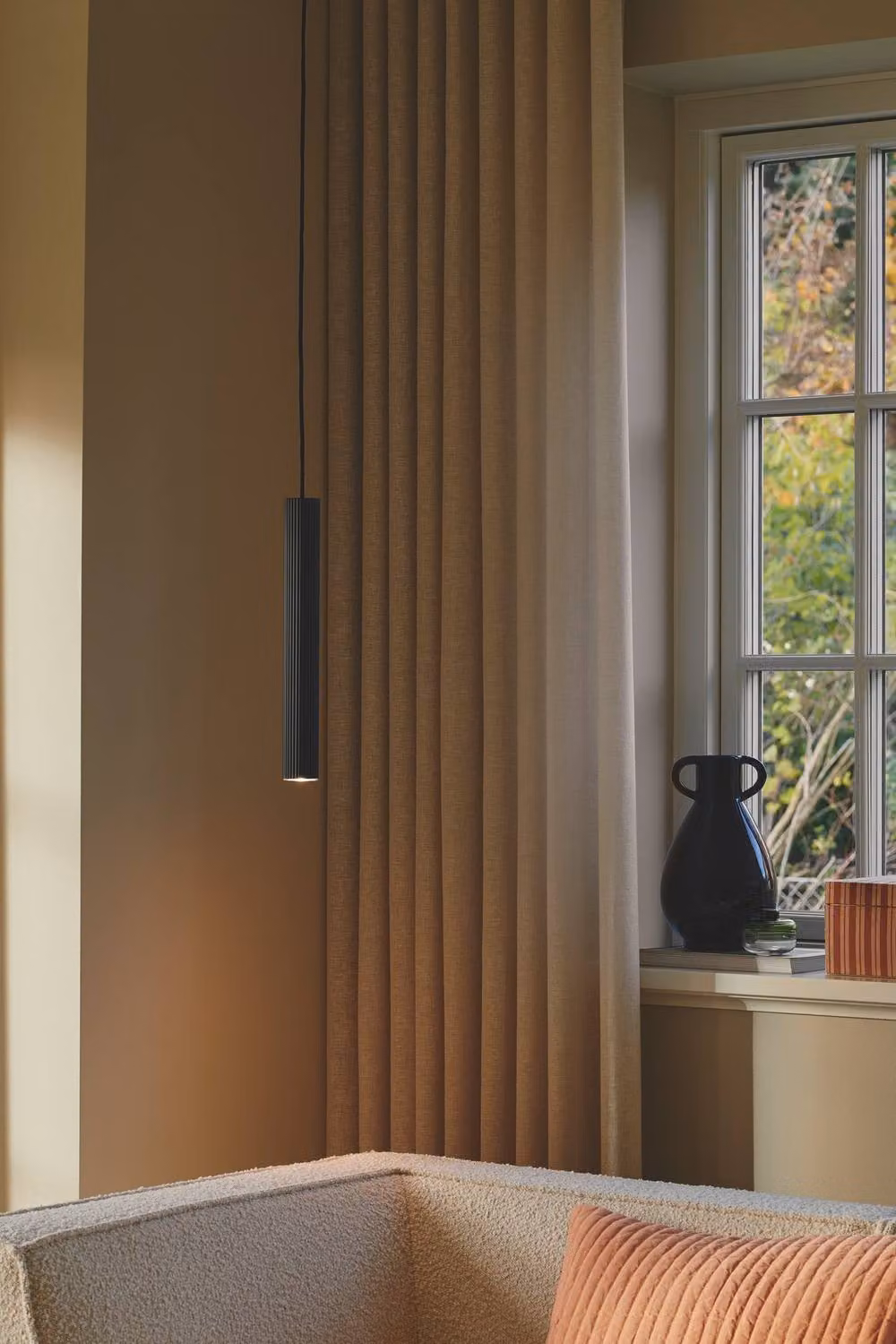 Nordlux Vico Black Metal Cylinder Pendant Light GU10 Mains – 3