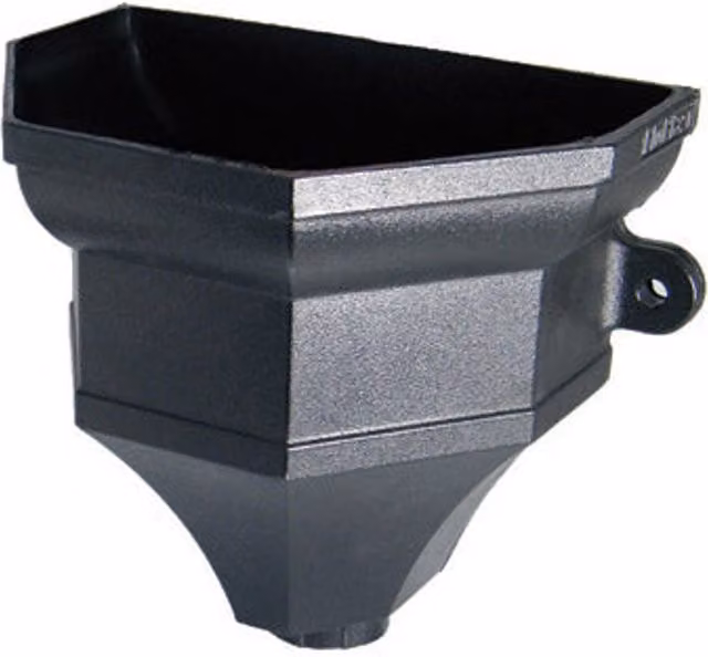 FloPlast Grey Cast Iron Effect PVC Ogee Hopper 65/68mm RH4C
