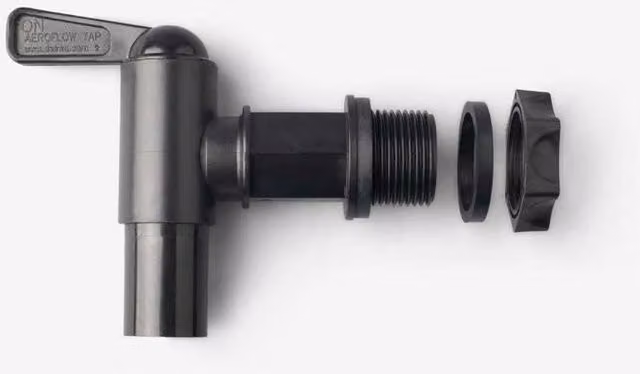 Harcostar Fast Flow Tap Connector in Black