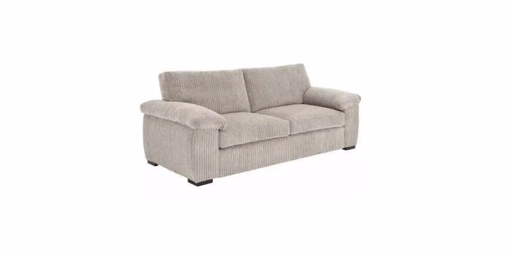 LUXURY LIFE Collingdale 3 Seater Sofa in Beige Jumbo Cord Fabric – 2