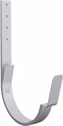 Lindab Silver Metallic Galvanised Steel Flex-Fit Rafter Angle Bracket for 180mm Half Round Gutters