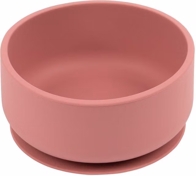 Tiny Dining Silicone Suction Cereal Bowl for Babies and Toddlers in Pink – 1