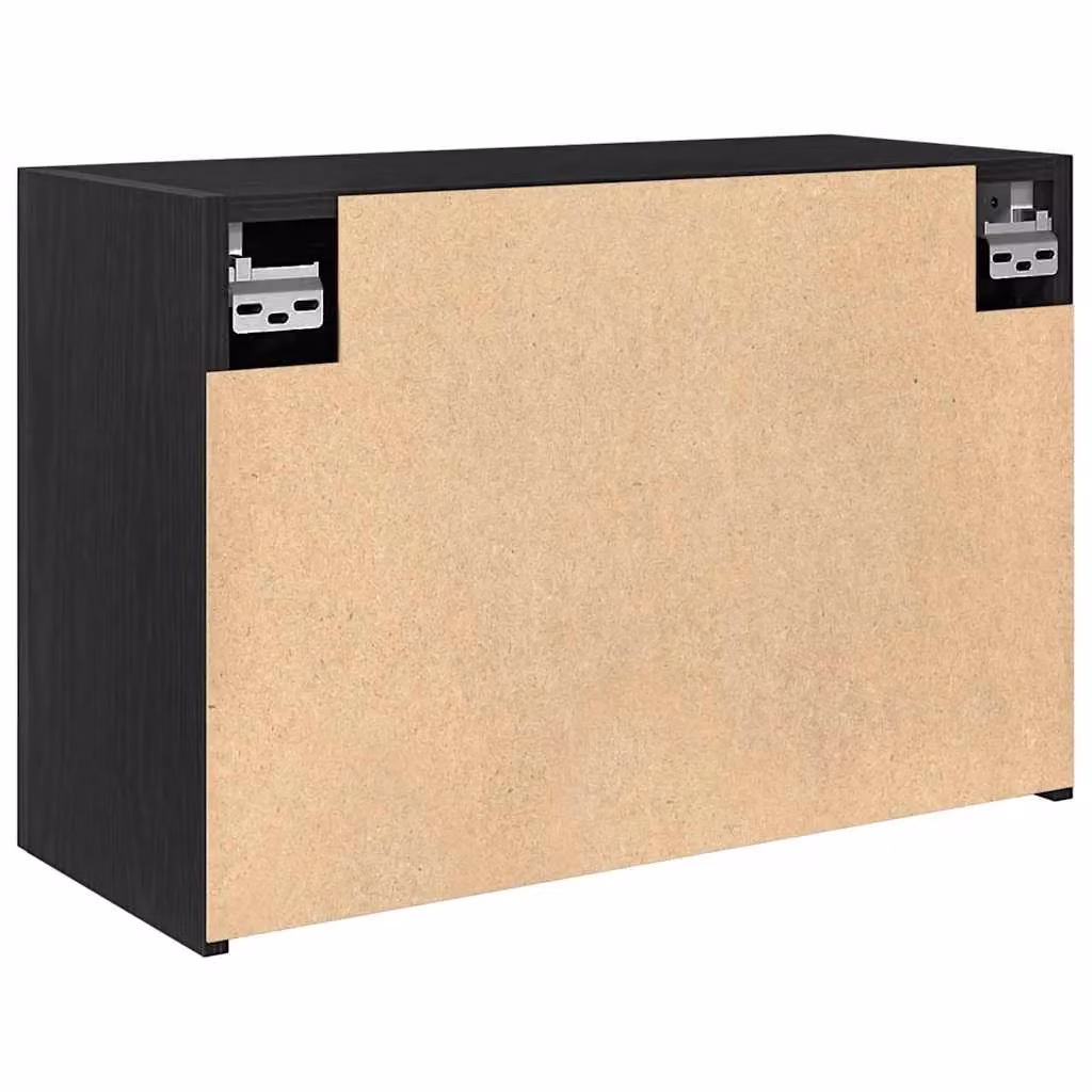 Berkfield Home Black Matt Wall Mounted Bathroom Cabinet W/D/H: 60 x 25 x 40 cm – 5