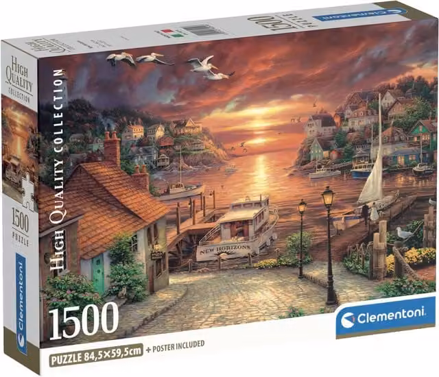 Clementoni Horizons 1500 Piece Landscape Jigsaw Puzzle, Multicolour