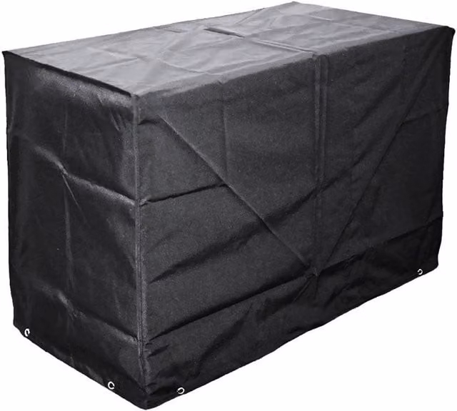 Cozy Bay EZBreathe Universal 4 Burner BBQ Cover in Black Polyester