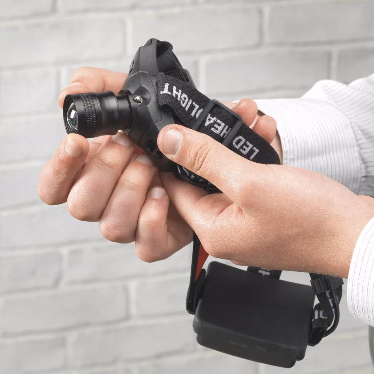 Loops 3W LED Head and Hat Torch in Black and Multicolour – 3