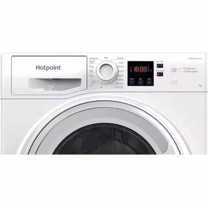 Hotpoint NSWF 7469 W White 7kg Front Loader Washing Machine with 1400 RPM and A Energy Rating – 2