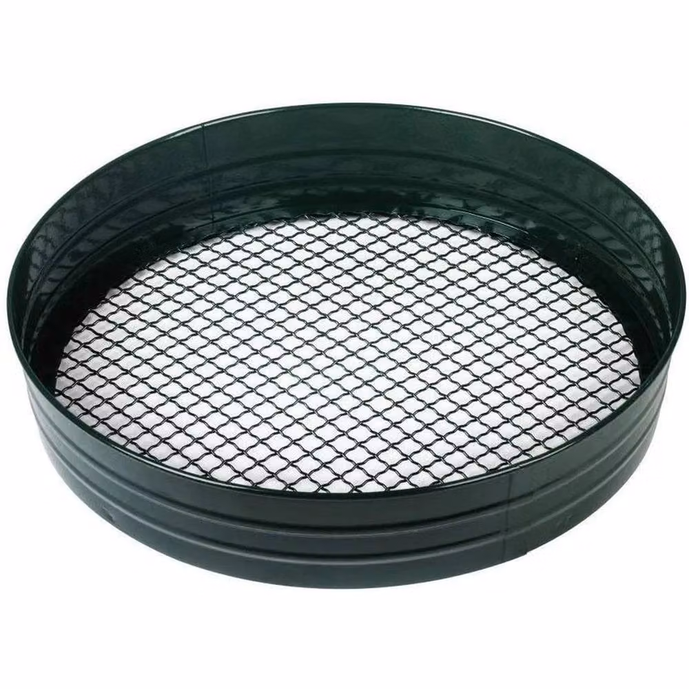 FLAVORA Heavy Duty 1/2 inch Garden Riddle for Sifting Soil and Compost, Green, 100g – 4
