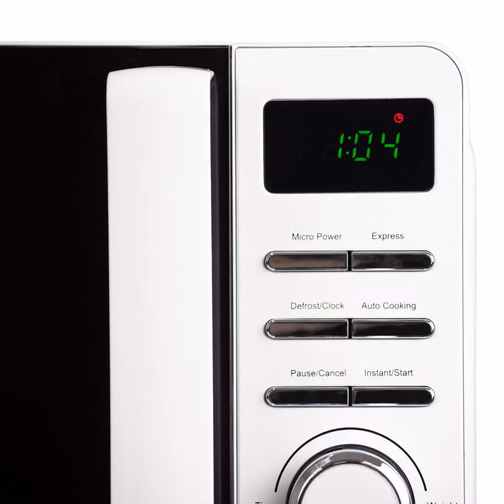 Willow 20L 800W Solo Digital Countertop Microwave - White – 5