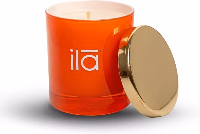 Ila Orange Blossom Fragrant Tabletop Candle for Higher Energy