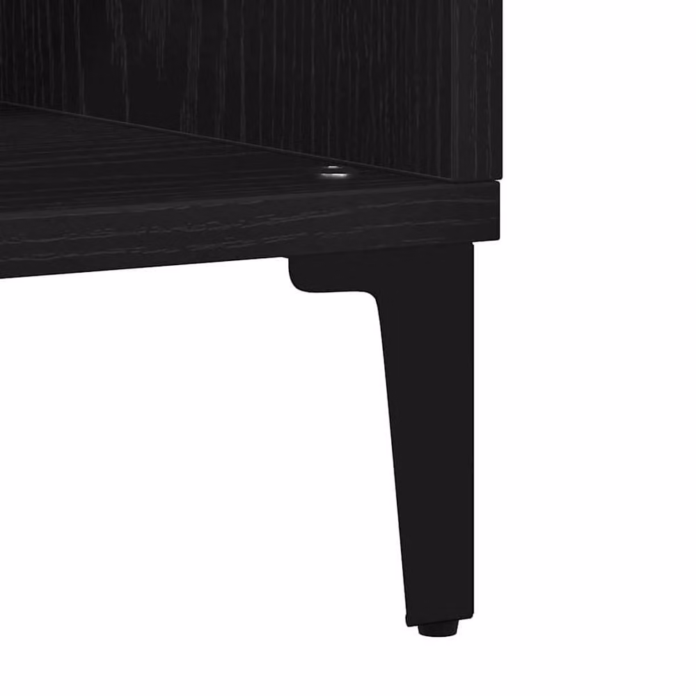 Berkfield Home Black Oak Sideboard, W/D/H: 57 x 35 x 70 cm – 5